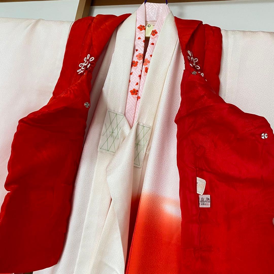 3歳　七五三　正絹の着物と被布の5点セット