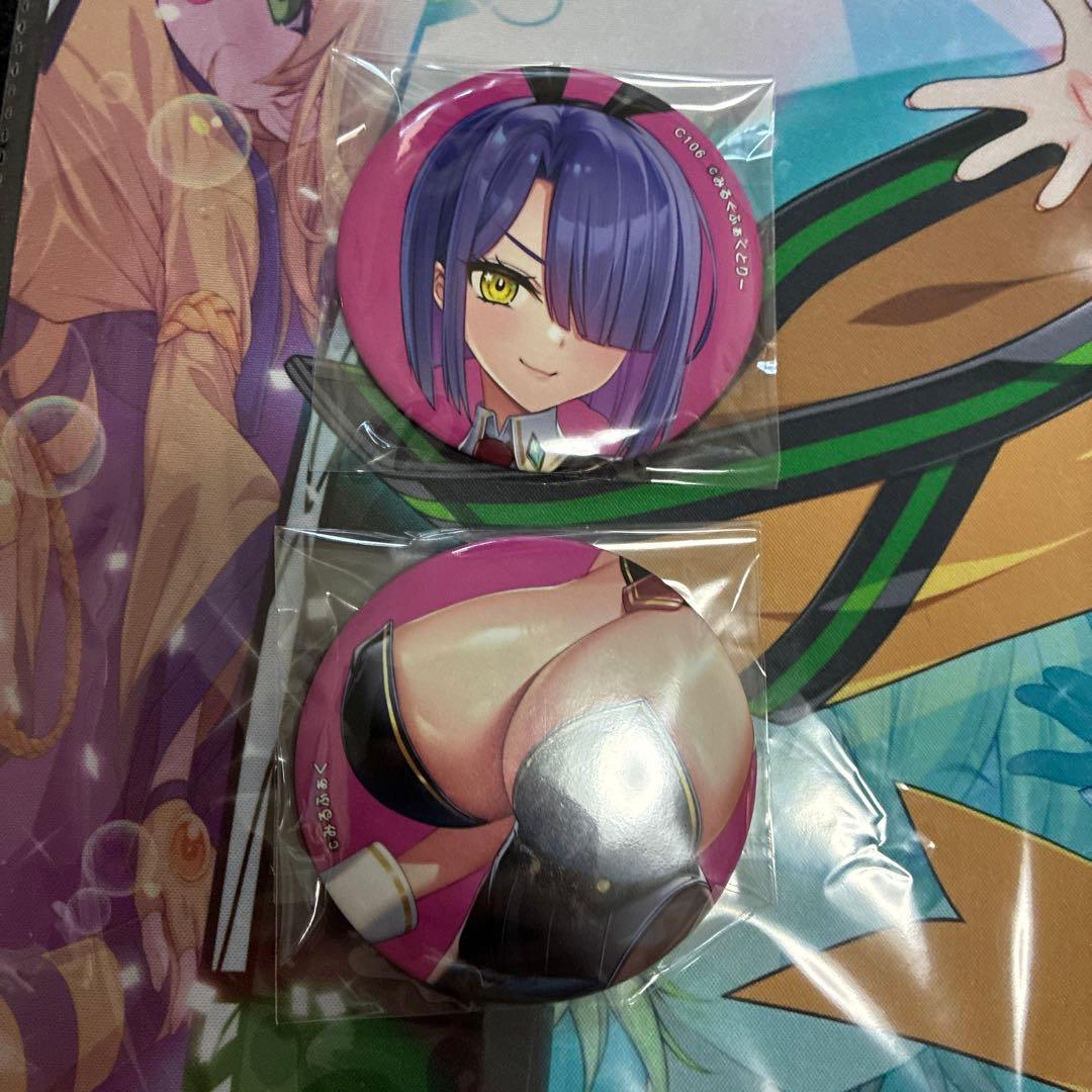 C106みるくふぁくとりーカルラ缶バッジシークレットレアみるふぁく