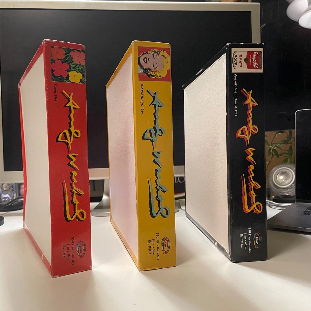 アンディーウォーホル 貴重 90年代 アメリカ製 ジグソーパズル 3式