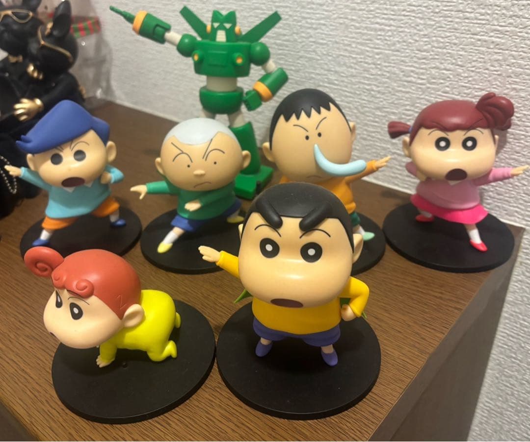 クレヨンしんちゃん アクションフィギュア 7体セット　カスカベ防衛隊