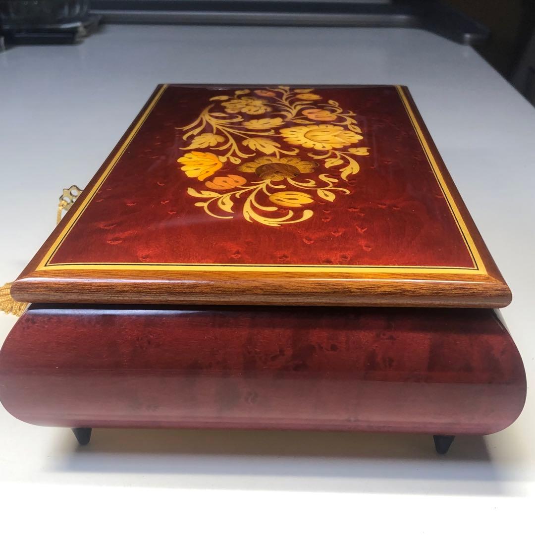 REUGE リュージュ 象嵌 オルゴール ジュエリーボックス