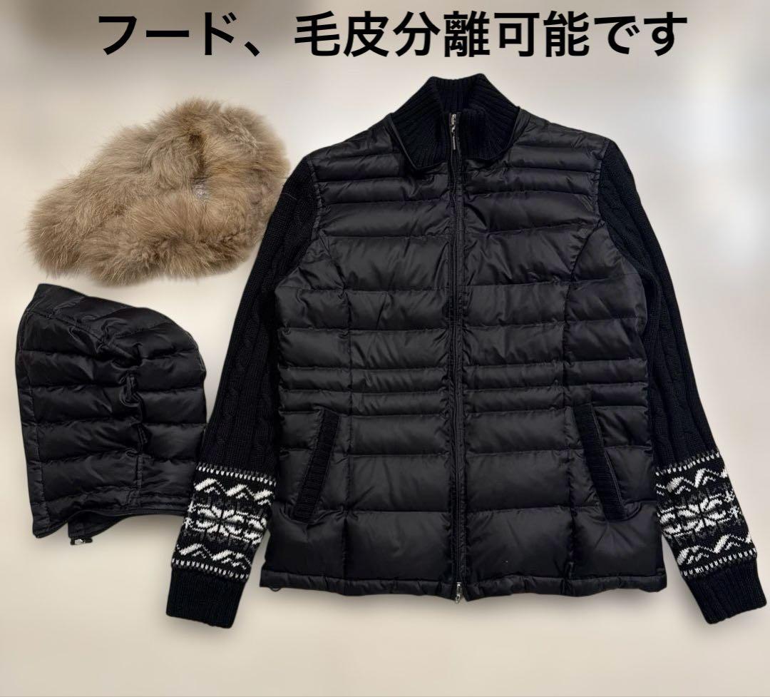 23区SPORT ニジュウサンクスポーツ　レディース　ニットドッキングダウン　M