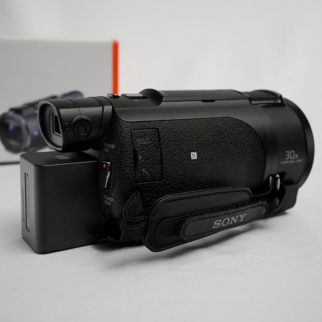 追加バッテリー&元箱付き■美品■ FDR-AX60 SONY 4K ビデオカメラ