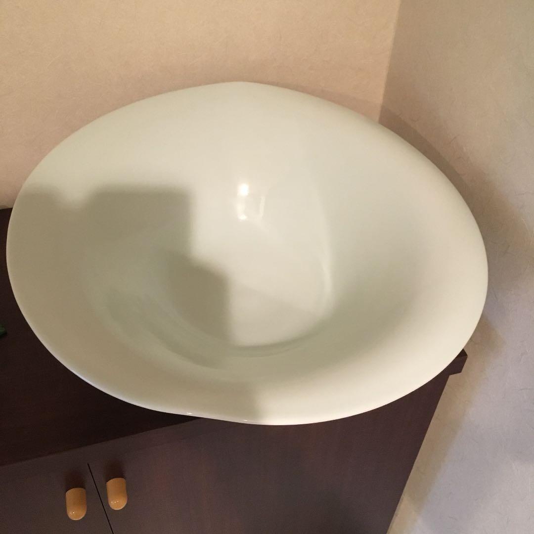 尺一寸丸皿　鶯