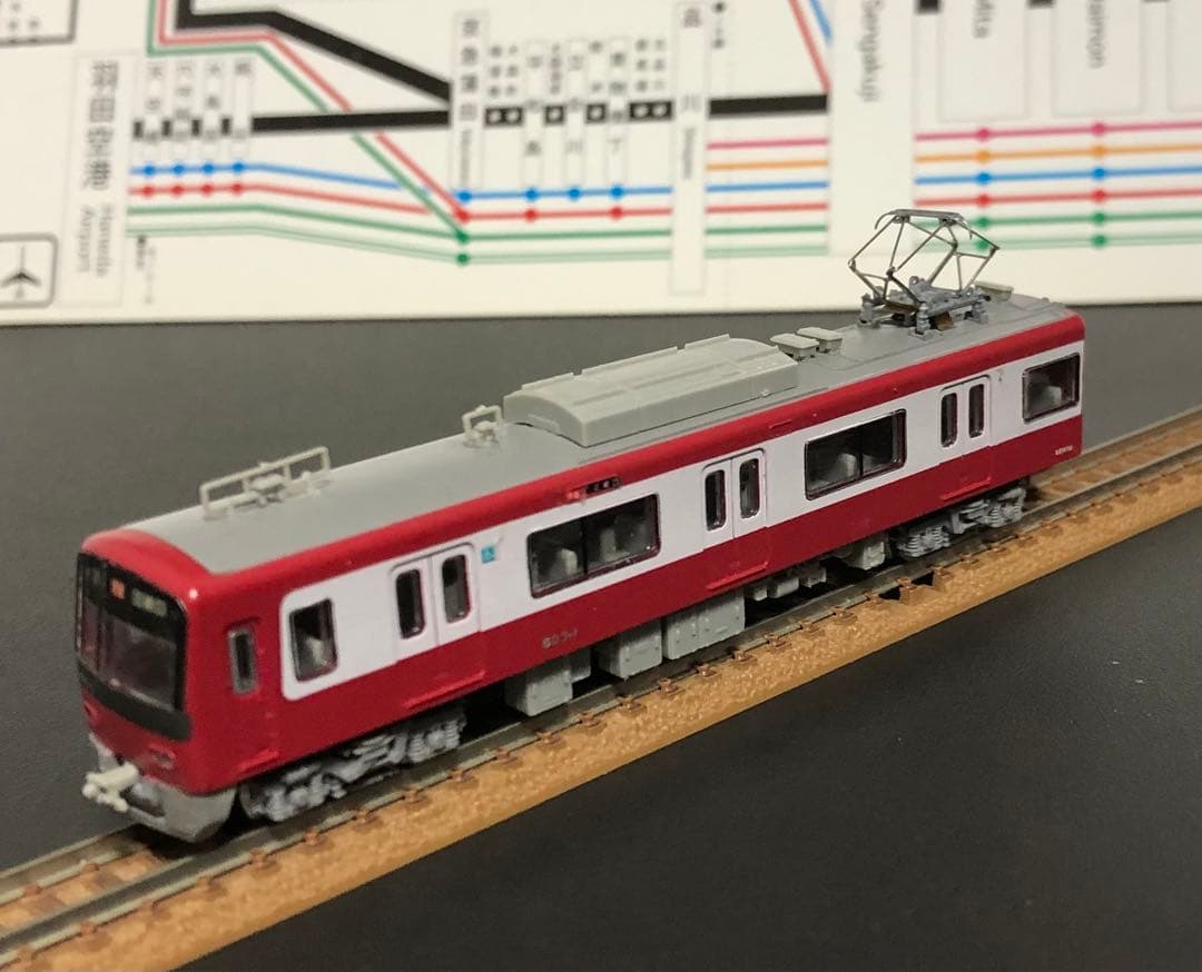 管理番号1691 京急 新600形（ガンメタリック）Nゲージ塗装済キット