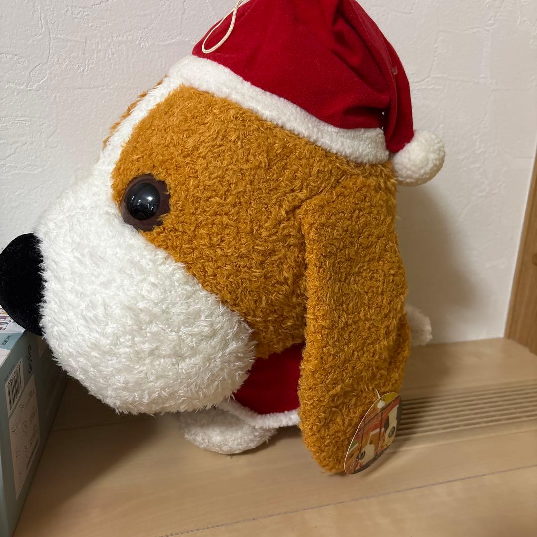 犬のぬいぐるみ　３体セット　PEANUTSCLUB クリスマス　コスチューム