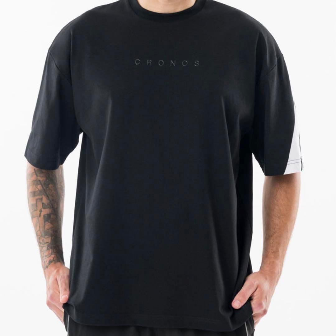 新品 CRONOS クロノス Tシャツ 黒 白 L - メルカリ