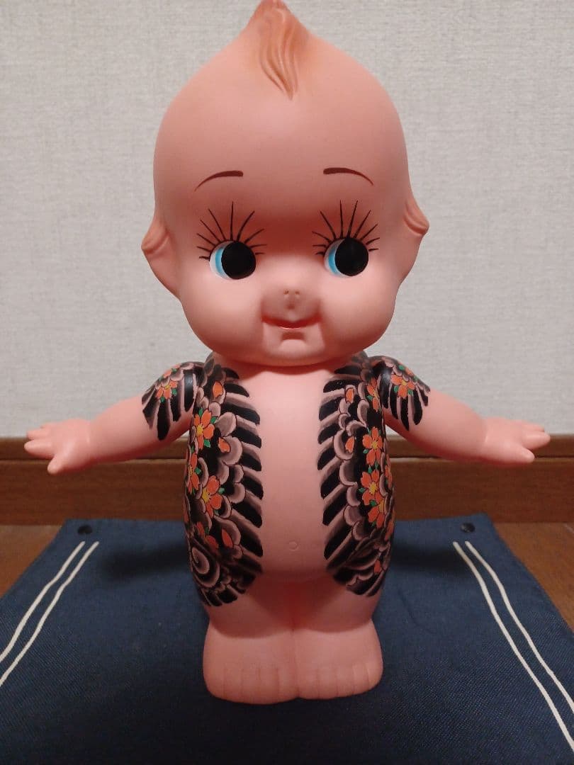 和彫り 刺青キューピー ソフビ人形-全商品が全国送料無料