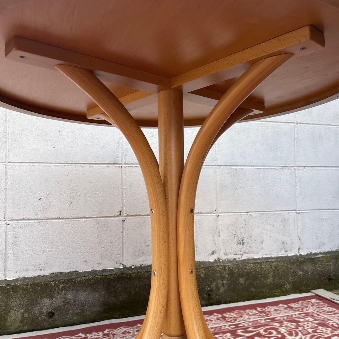 ナチュラルデザイン◾️ ブナ材/ビーチ材 木製ラウンドテーブル 丸テーブル