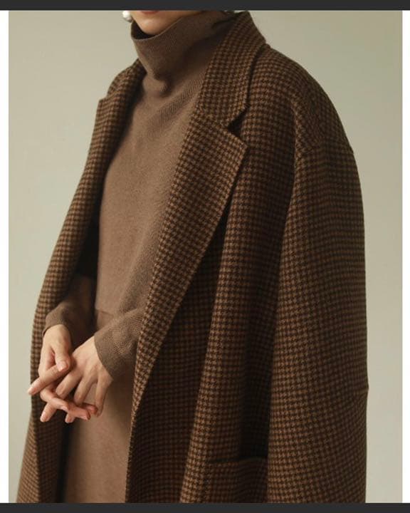 新品】 TODAYFUL オーバーチェックコート36 - メルカリ