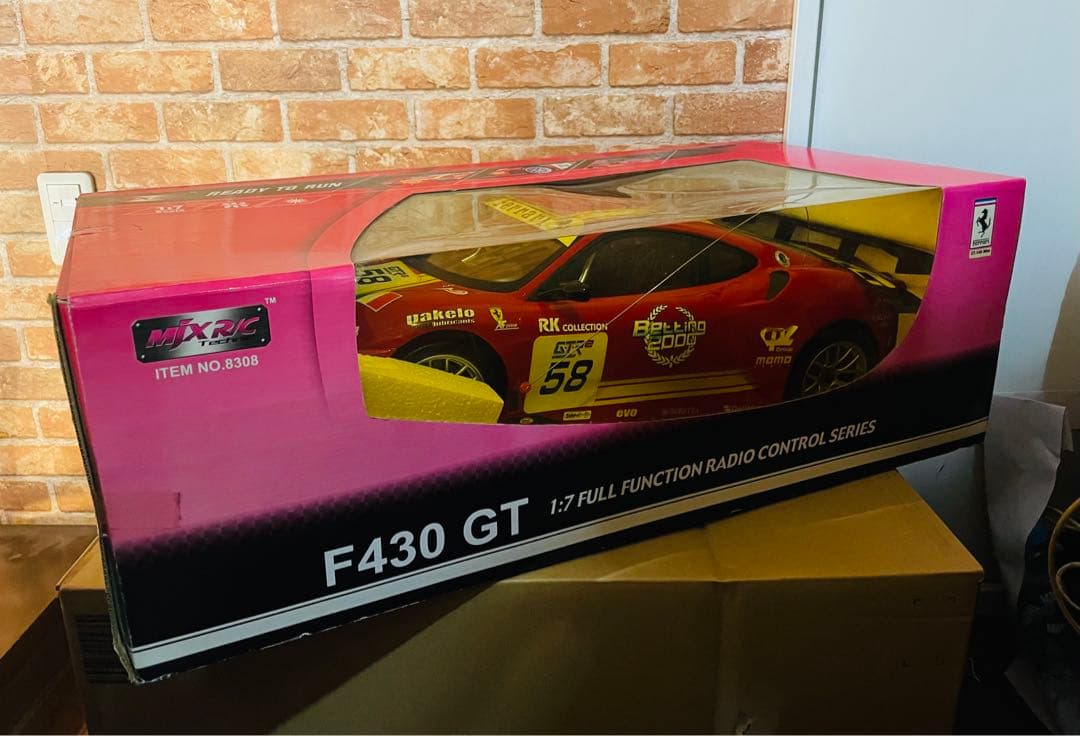 【未使用未開封】F430 GT 1:7 フルファンクションラジオコントロールカー