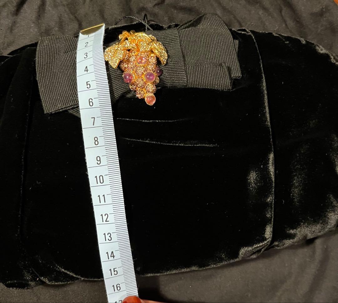 Dolce & Gabbana パーティーバッグ 黒 ベルベット