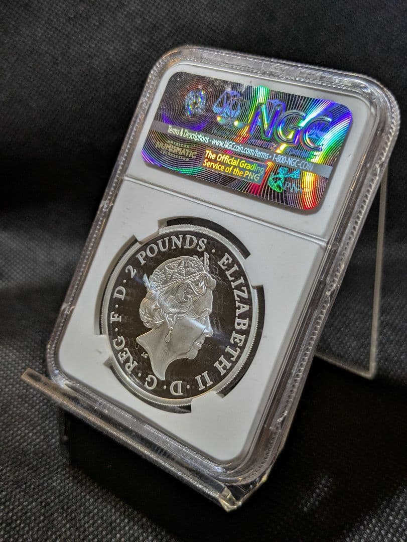 世界250枚の伝統の銀貨】2017年英国王立造幣局ユニコーンオブ