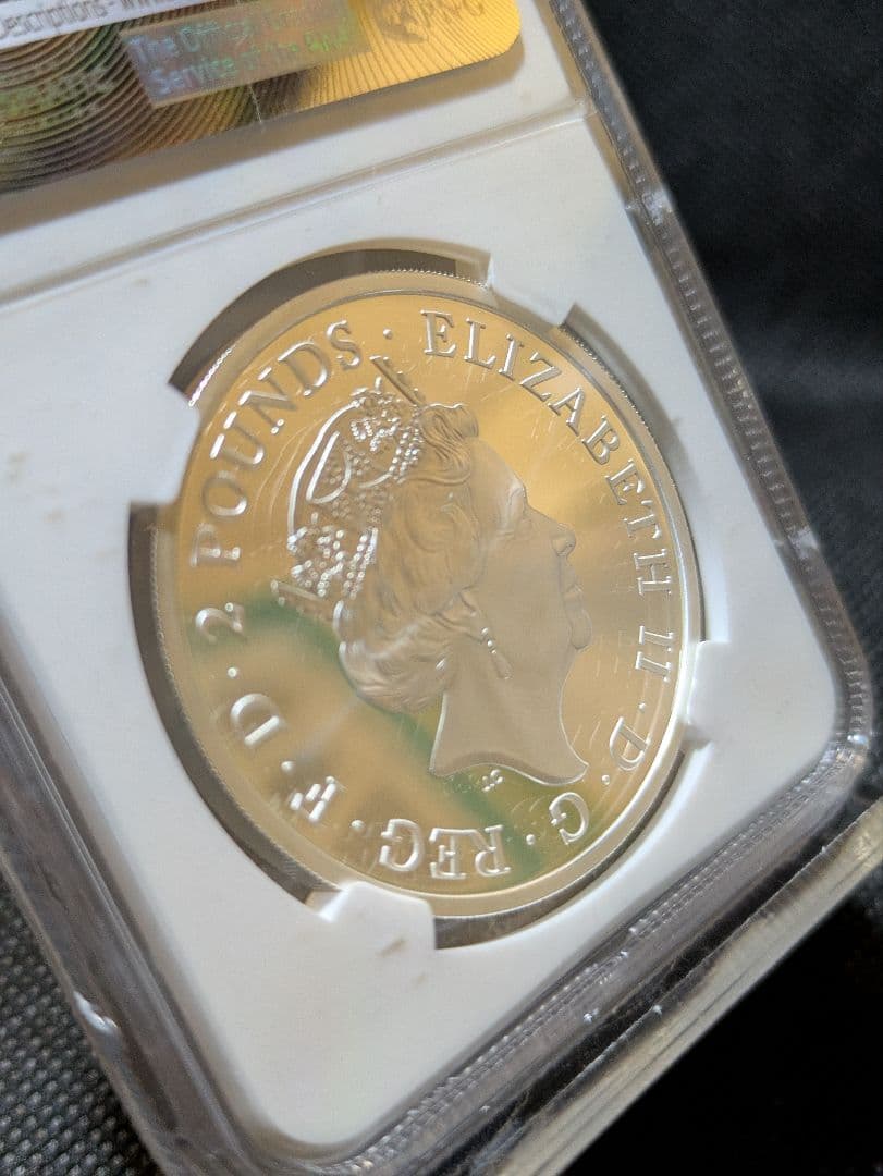 世界250枚の伝統の銀貨】2017年英国王立造幣局ユニコーンオブ