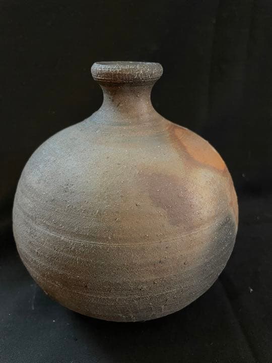 【新品・未使用】備前焼　丸徳利③