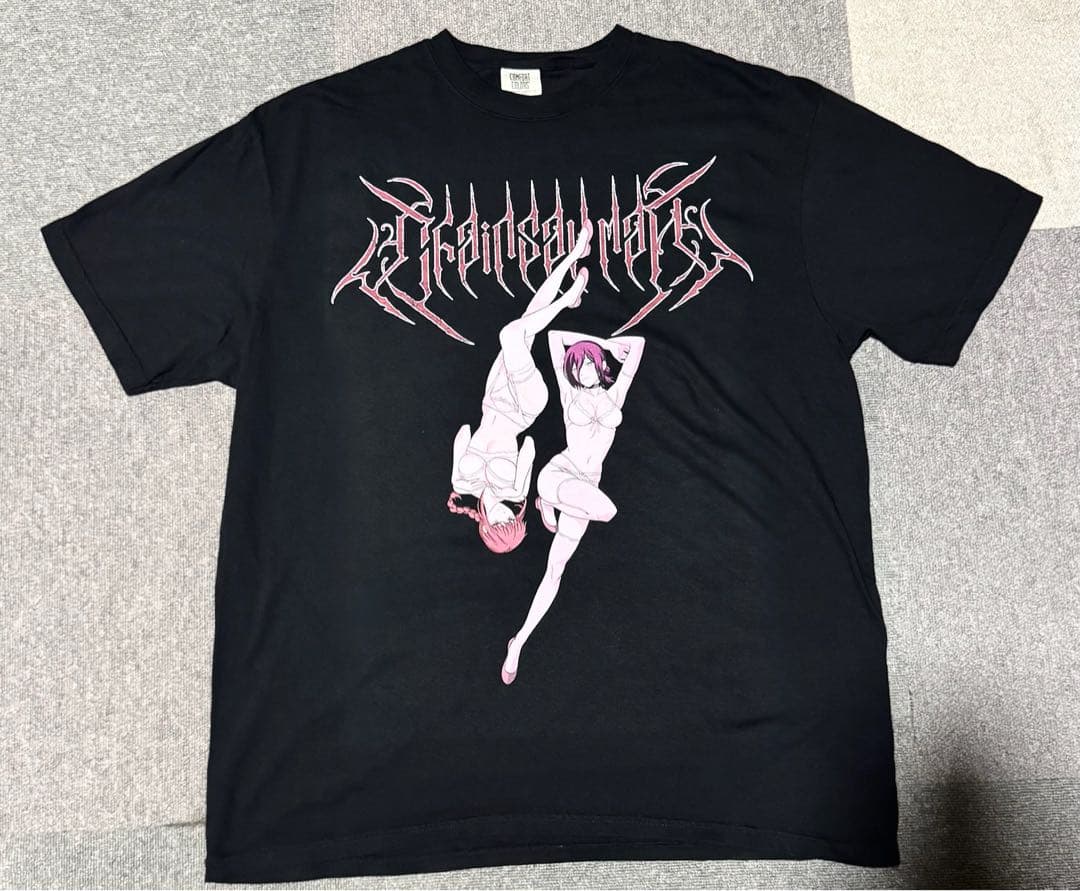 チェーンソーマン アニメTシャツ マキマ＆レゼ black カラー XLサイズ
