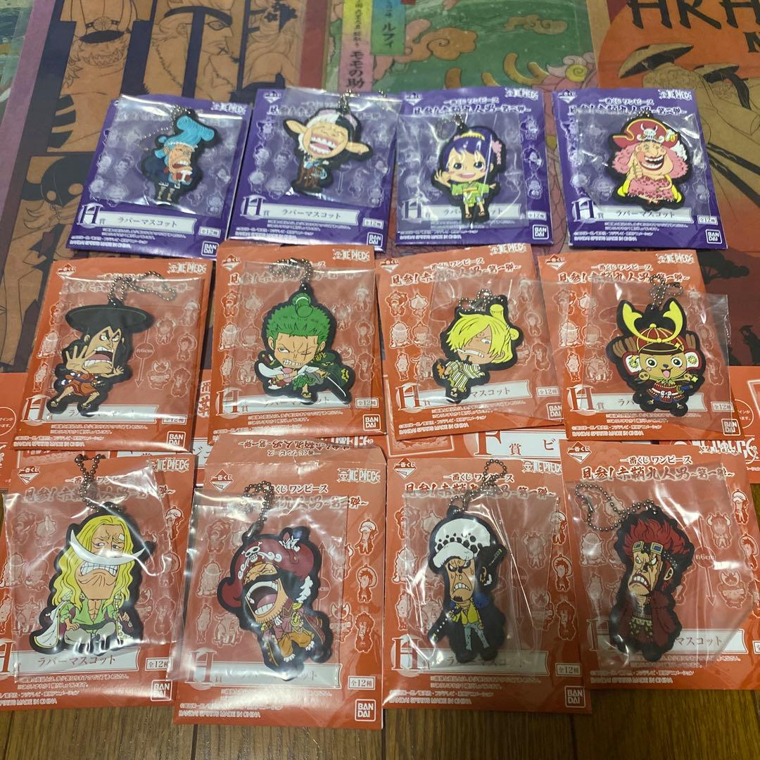 一番くじ ワンピース 見参赤鞘九人男　フィギュア　一弾　二弾　フルコンプリート