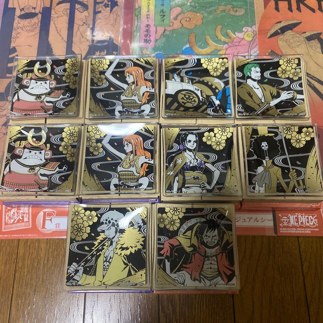 一番くじ ワンピース 見参赤鞘九人男　フィギュア　一弾　二弾　フルコンプリート