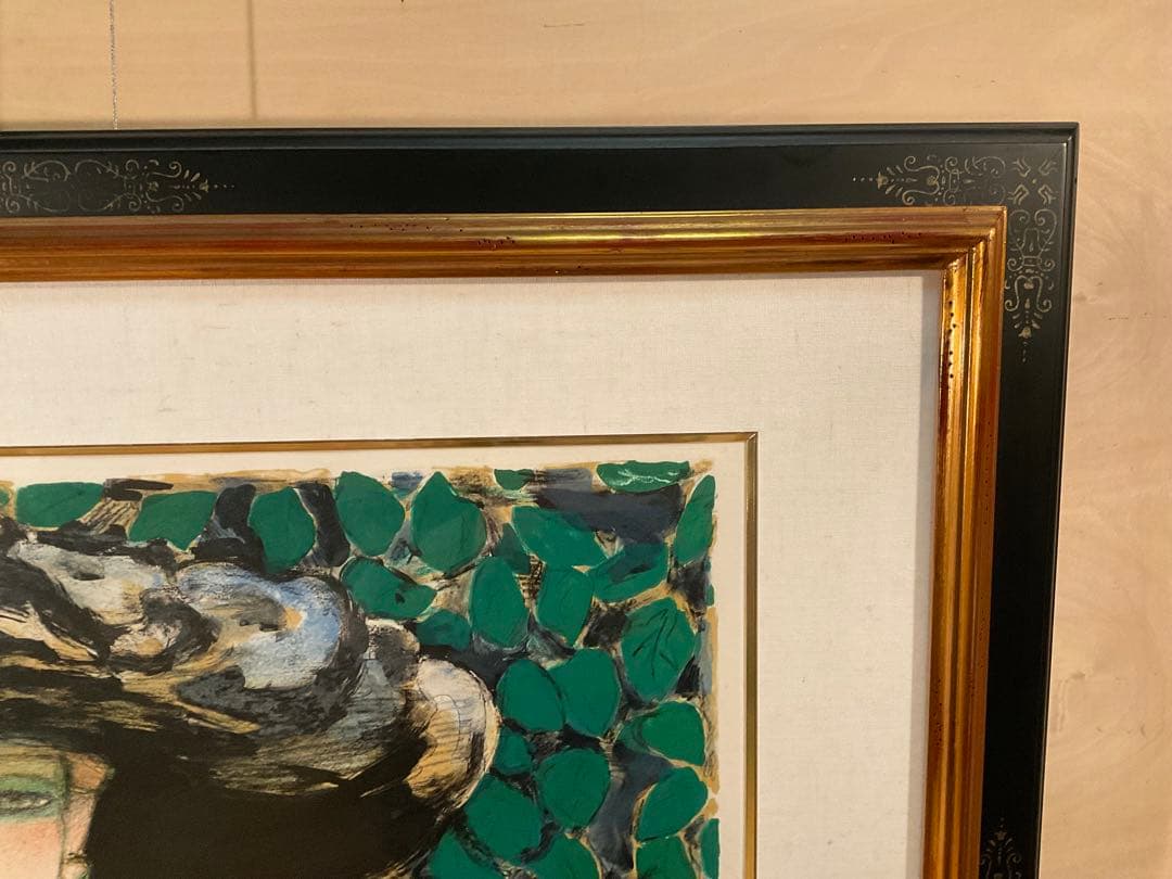 カシニョール 「四月」 リトグラフ 直筆サイン・エディション有り