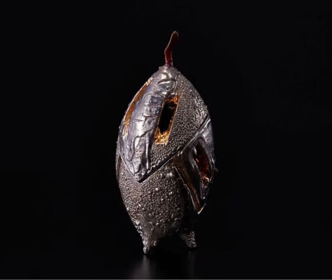 現代陶芸家 市川透造 造形香炉 金プラチナ使用 共箱 共布備前 (師/隠崎隆一) 現代陶芸家 市川透造 造形香炉 金プラチナ使用 共箱 共布備前 (師/隠崎