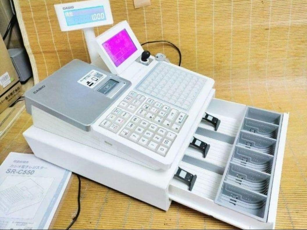 カシオレジスター SR-CS550 スマホ連携Bluetooth 550654