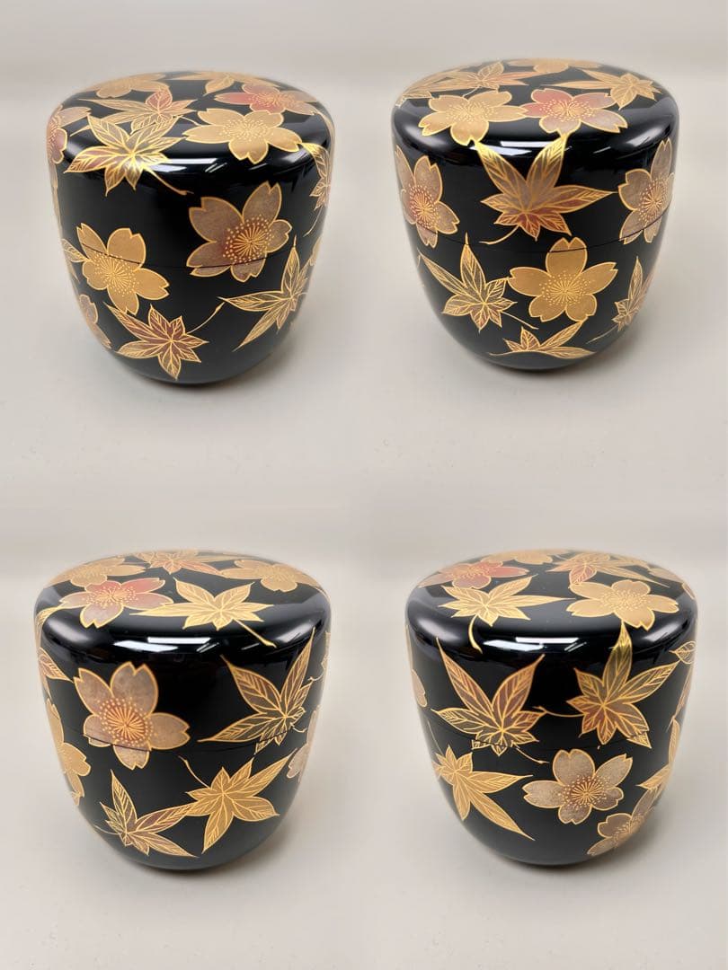 A046茶道具 棗 西條一斎 雲錦蒔絵大棗 Yahoo!オークション -「西條一斎