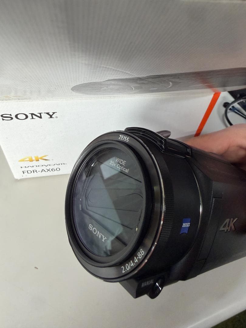 新同 SONY 4K ハンディカム FDR-AX60 ソニー ビデオ カメラ