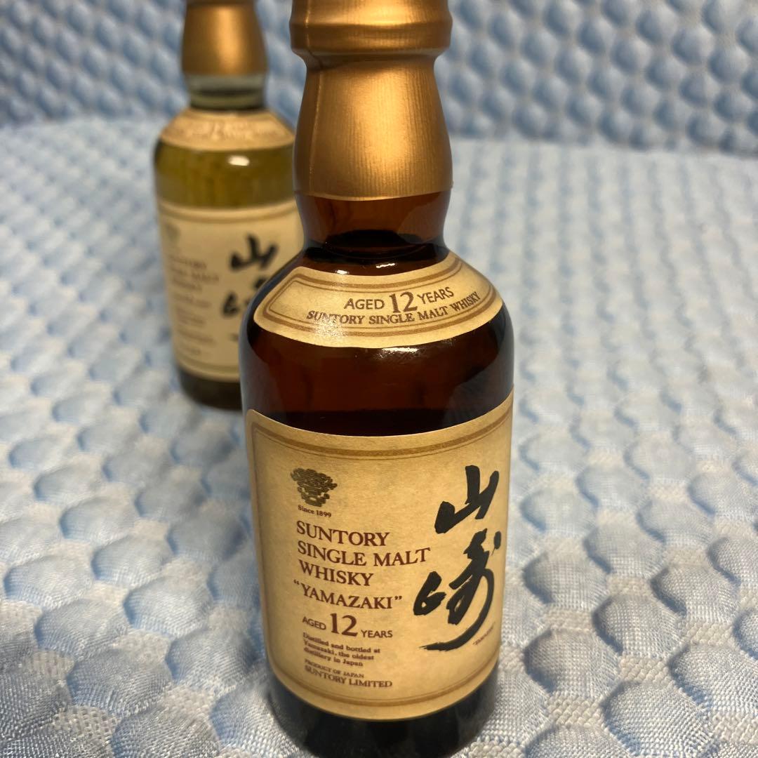 no.140)山崎12年 響マーク 旧透明ボトル・金キャップ 未開封 美品