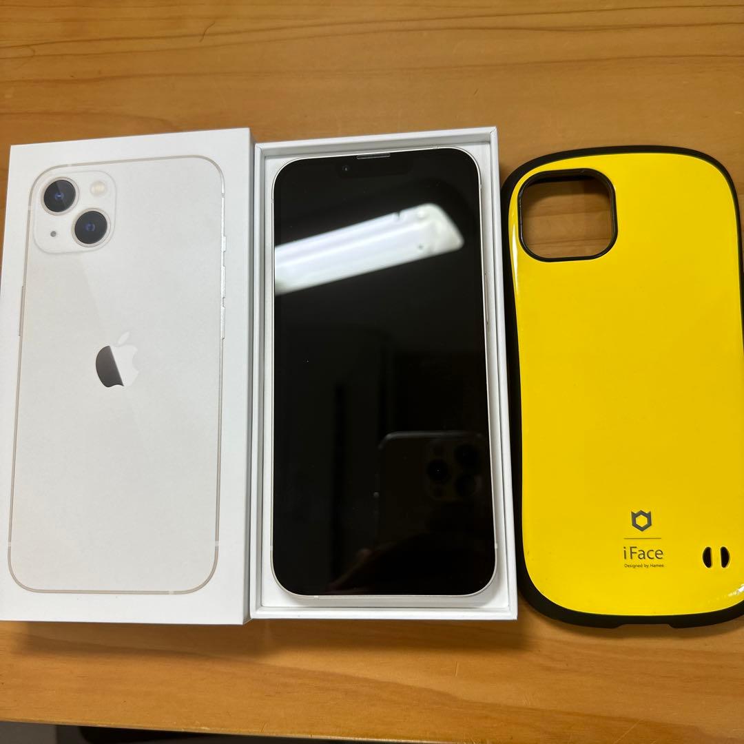 iPhone13 128GB スターライト SIMフリー バッテリー 99% iPhone13