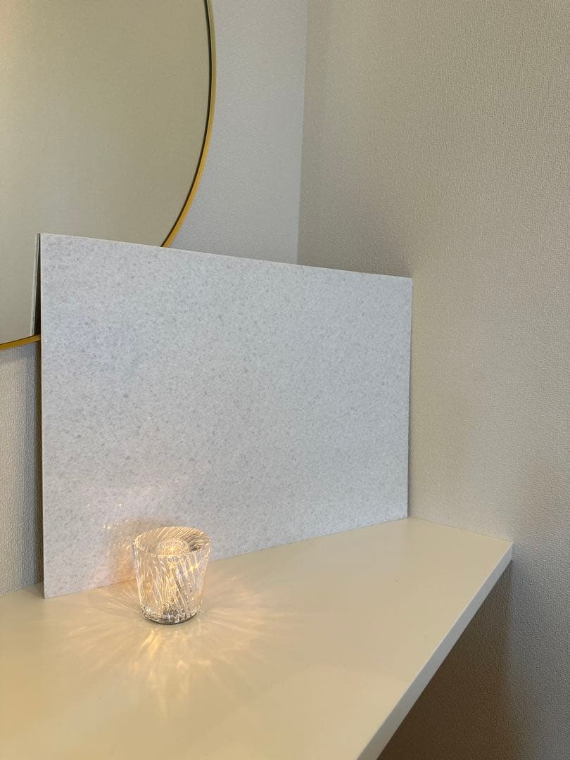 しかくいし　大理石アート