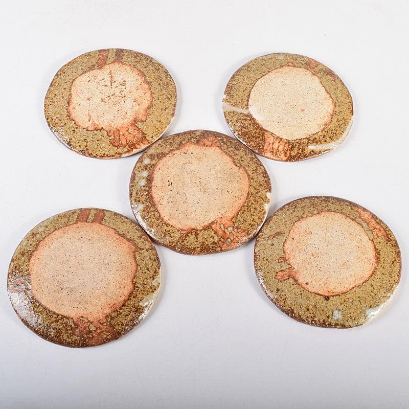 和食器 廣永陶苑 草花文 銘々皿 五客 共箱 二点まとめ