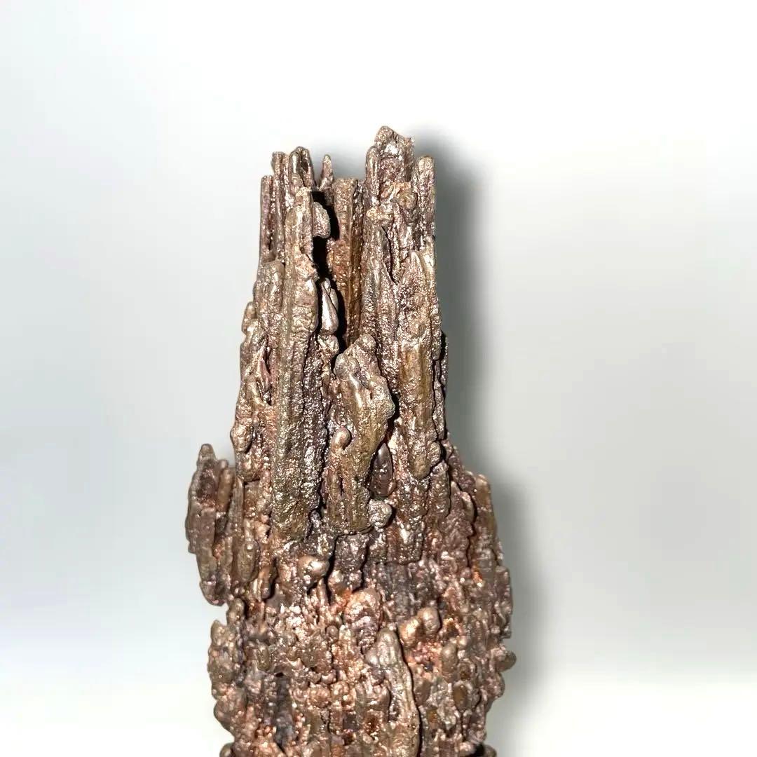 大幅値下げ 銅製ドロップ状オブジェ ジャンク品 素材・製造元不明