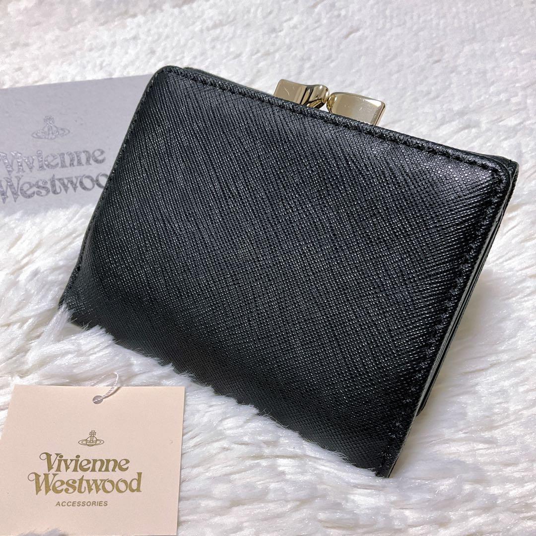 ♡希少♡ヴィヴィアンウエストウッド ディアマンテ ハート がま口 三