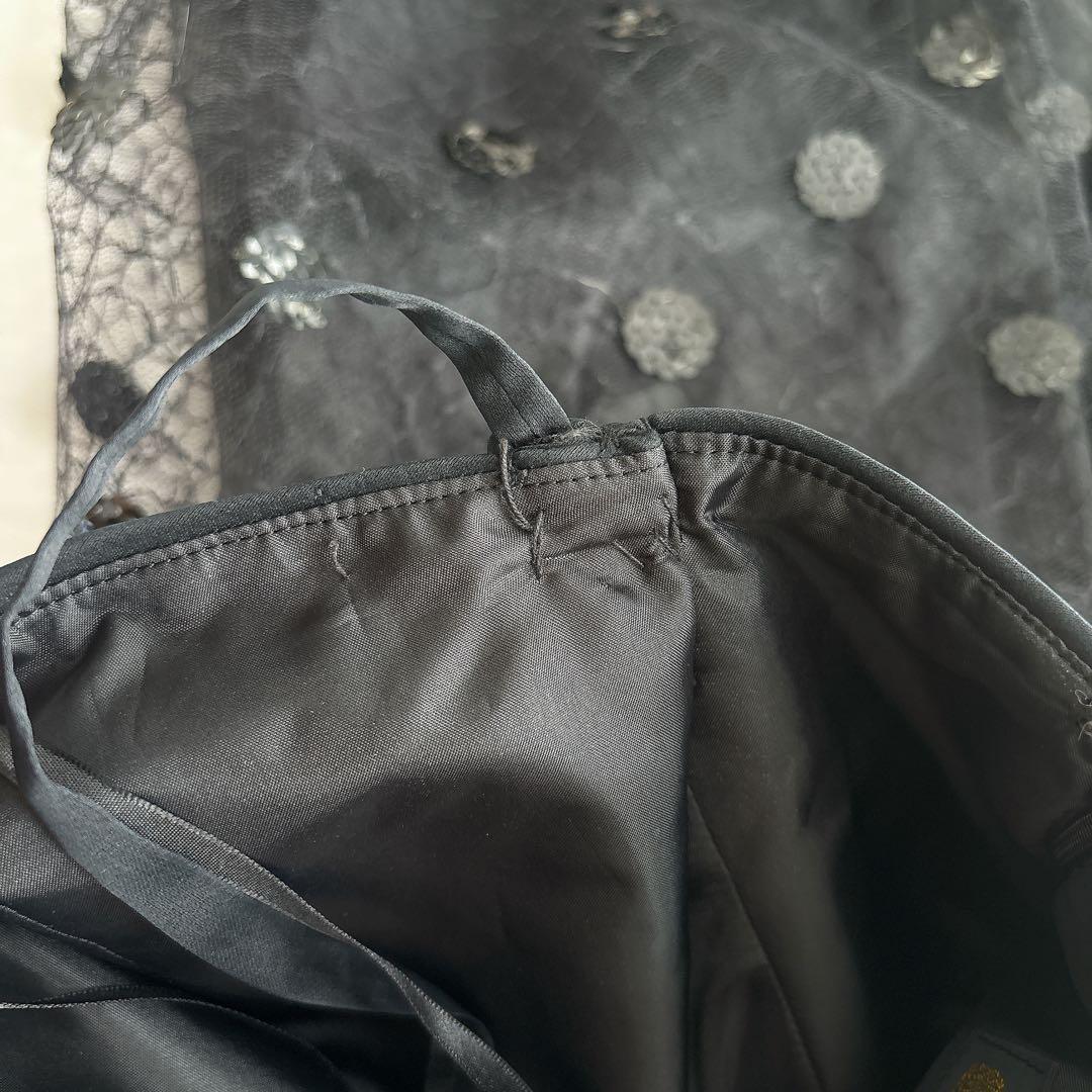 HARDY AMIES ハーディエイミス　ドレス　スパンコール　レース　13号