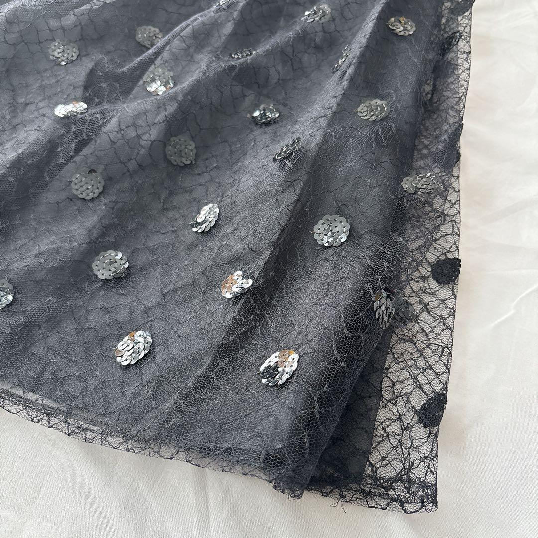 HARDY AMIES ハーディエイミス　ドレス　スパンコール　レース　13号