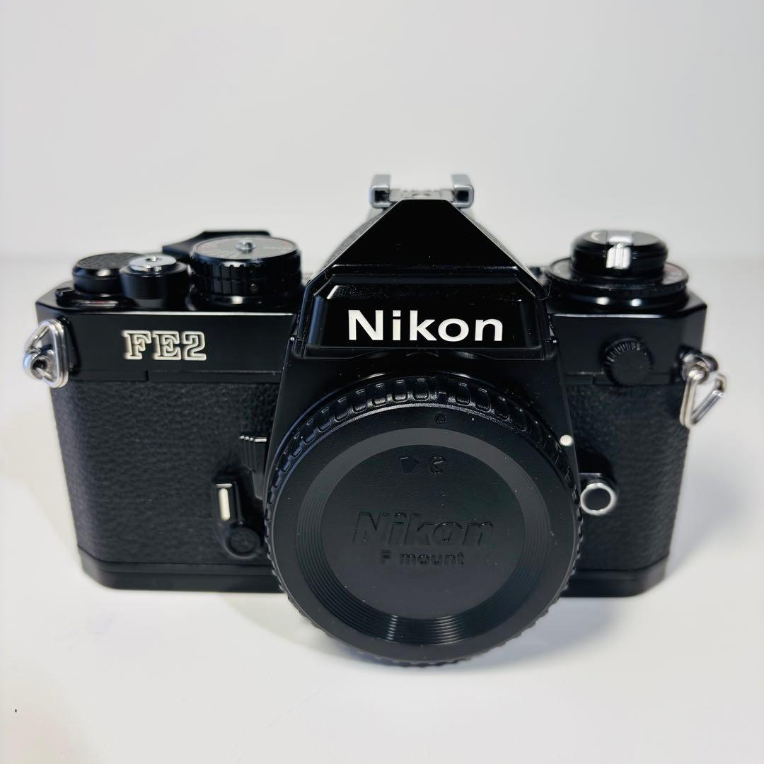 ジャンク】Nikon ニコン FE2 ブラック フィルムカメラ 本体のみ