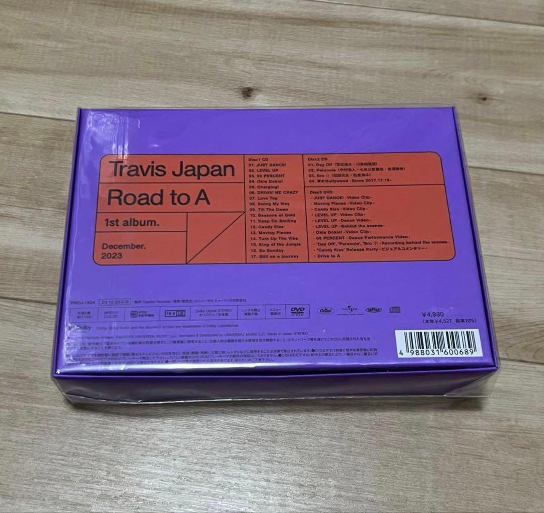 新品未開封Travis Japan Road to A FC限定盤Blu-ray - メルカリ