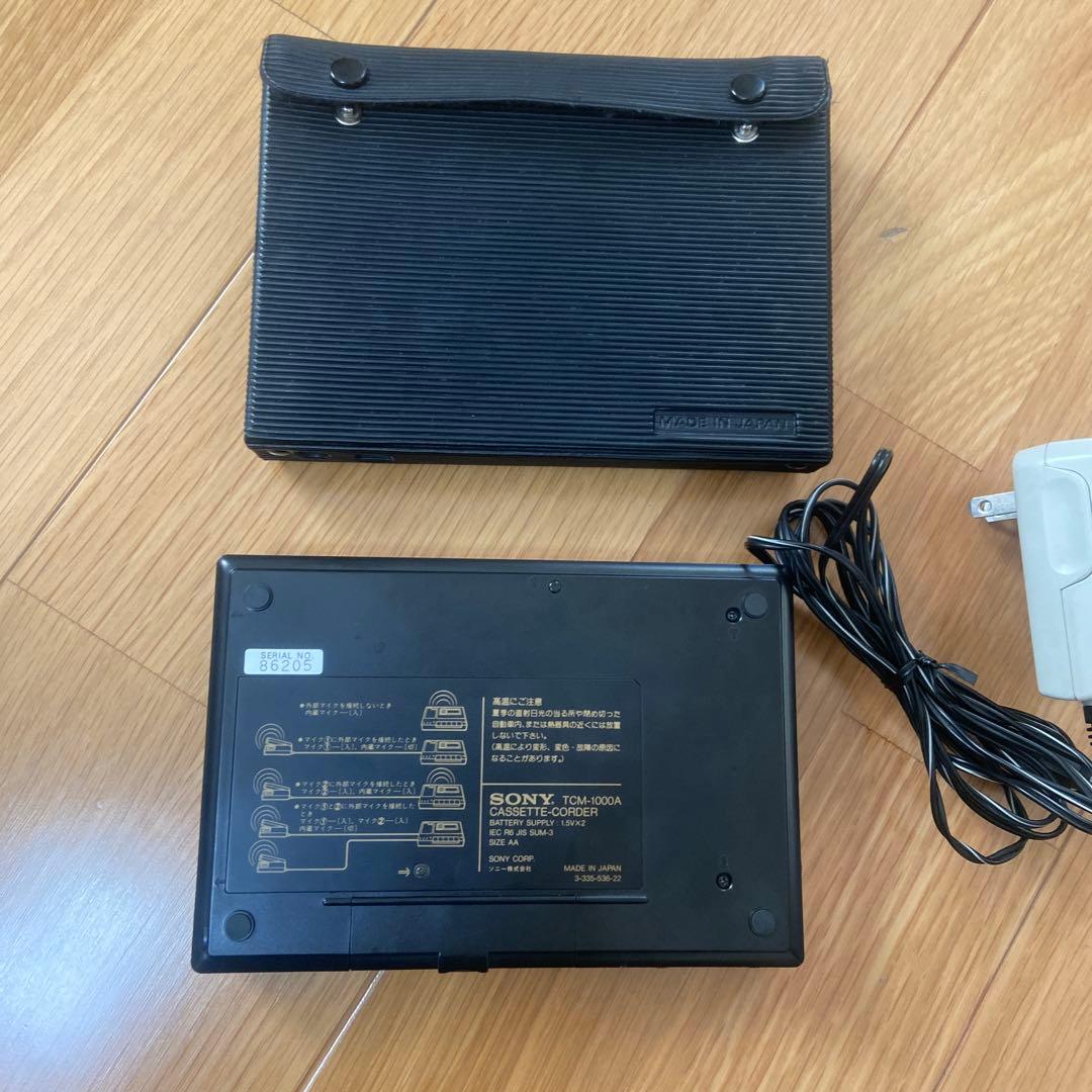 高音質SONY TCM-1000Aカセットレコーダー整備美品 - メルカリ