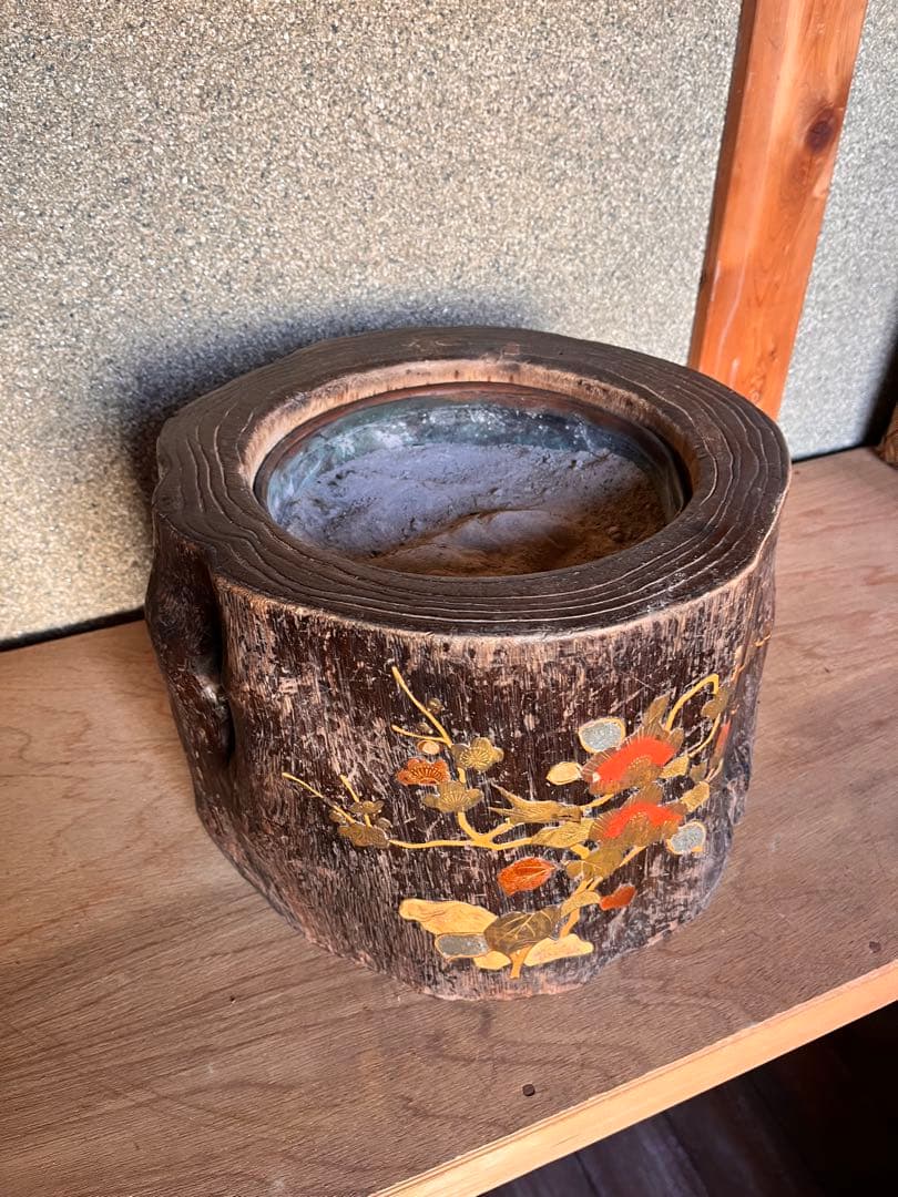 イズヤオンライン | 年代物 欅材関東長火鉢 値下げ 高級 総欅ケヤキ