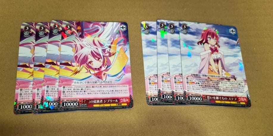 WS ノーゲーム・ノーライフ ノゲラ ノゲノラ 赤単 8電源デッキ