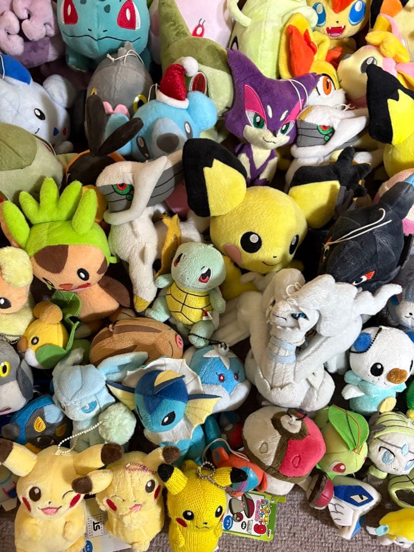ポケモンぬいぐるみまとめ売り 75体