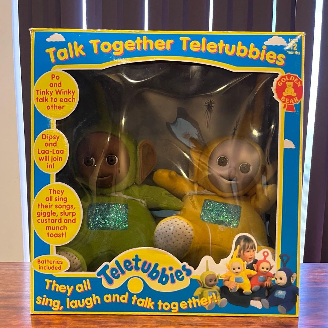 【4体セット】テレタビーズ トーキング ぬいぐるみ 同士でしゃべる！