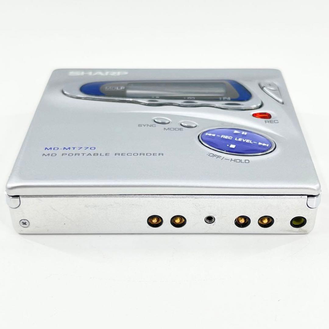 美品 SHARP MDウォークマン MDレコーダー MD-MT770 動作確認済