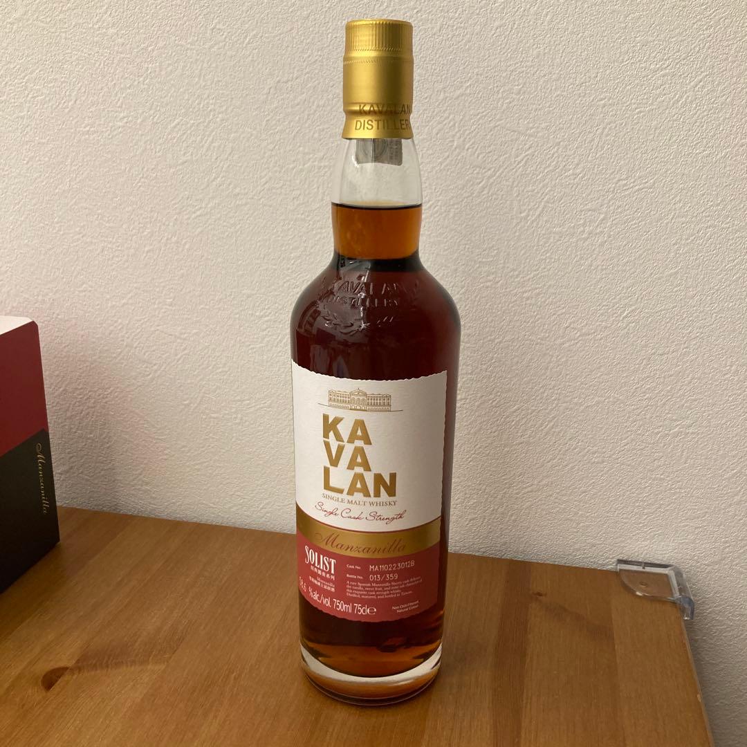 KAVALAN SOLIST Manzanilla 台湾ウィスキー 木製ボックス