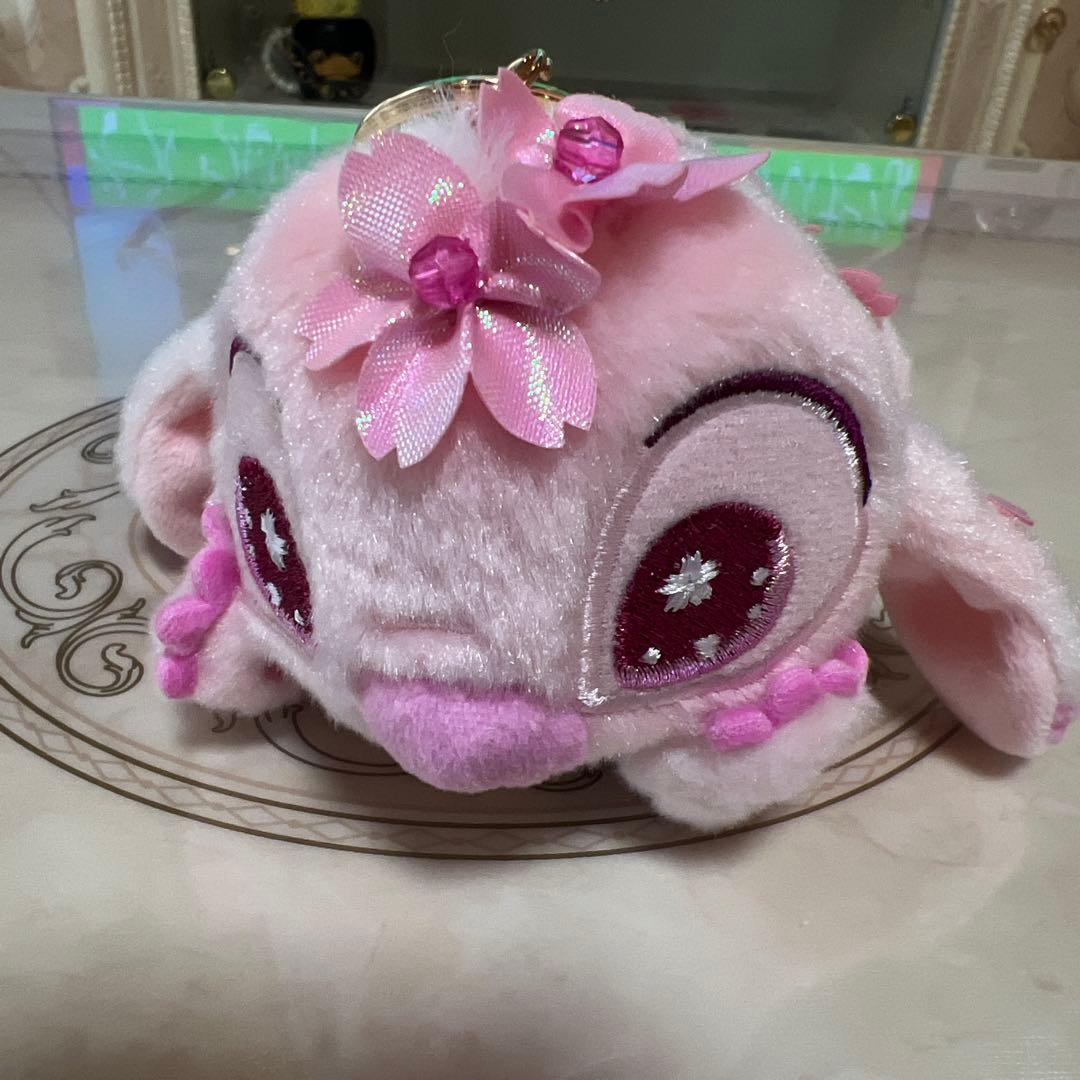 ディズニーストア スティッチ 桜 ぬいぐるみキーチェーン SAKURA
