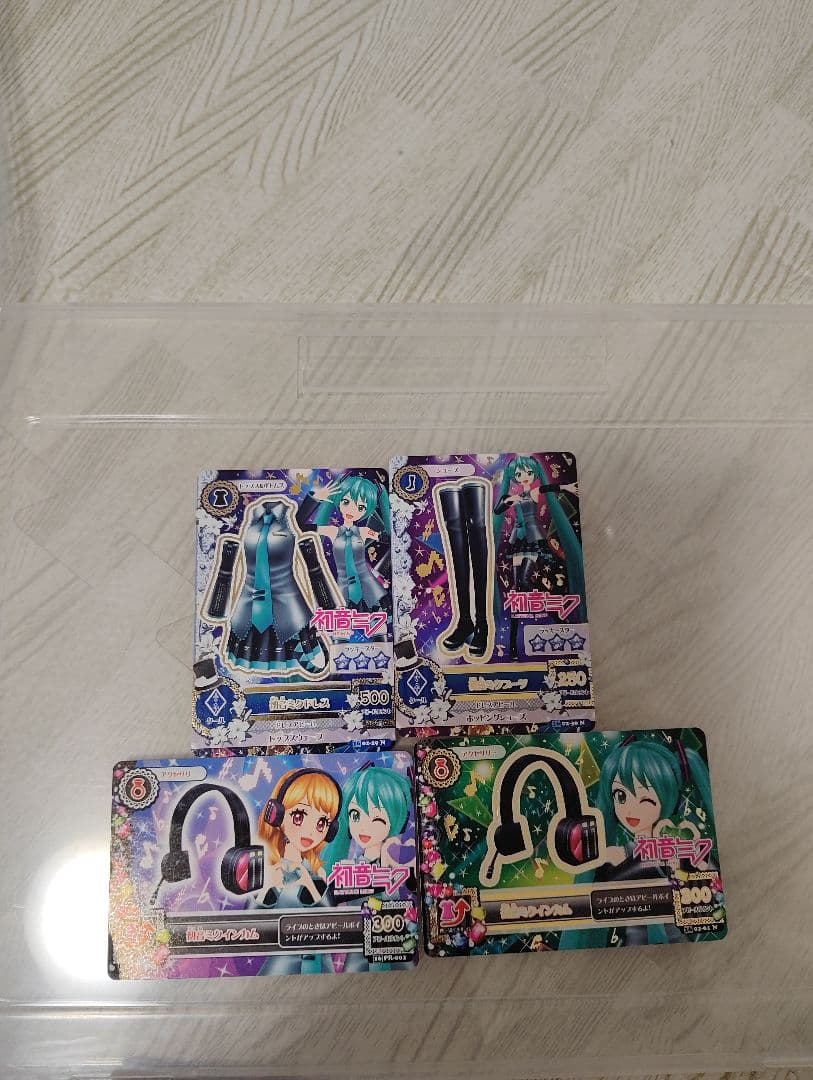 アイカツカード スイングロックと初音ミクコラボ 8枚セット