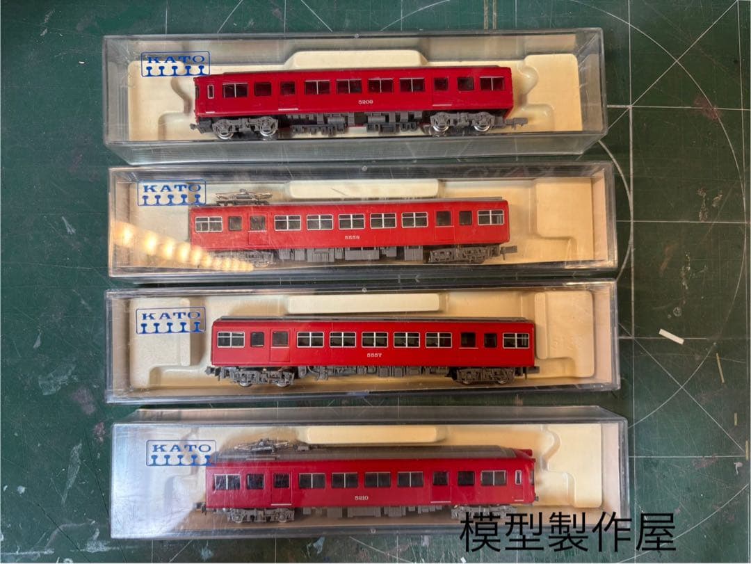名鉄5200系※動力無し※４両編成　Nゲージ鉄道模型　他サイト出品中
