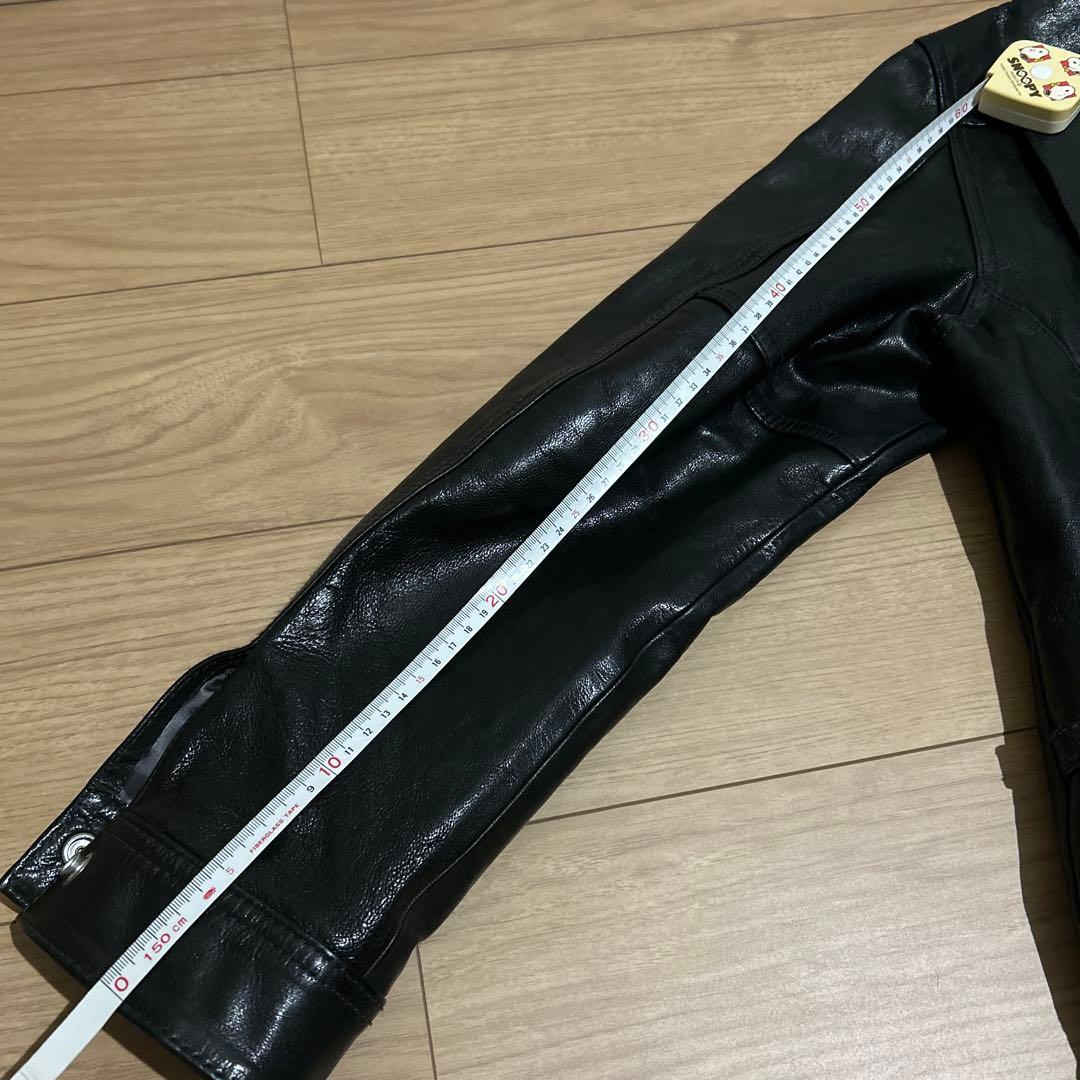 Schott ブラックレザージャケット XL 迷彩裏地の通販はau PAY