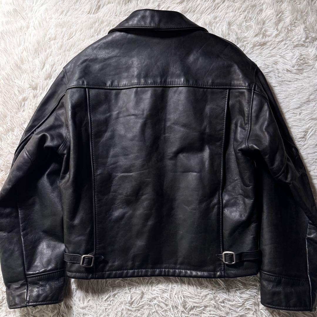 美品/廃盤品✨schott トラッカージャケット 652 本革 ブラック 40 2025