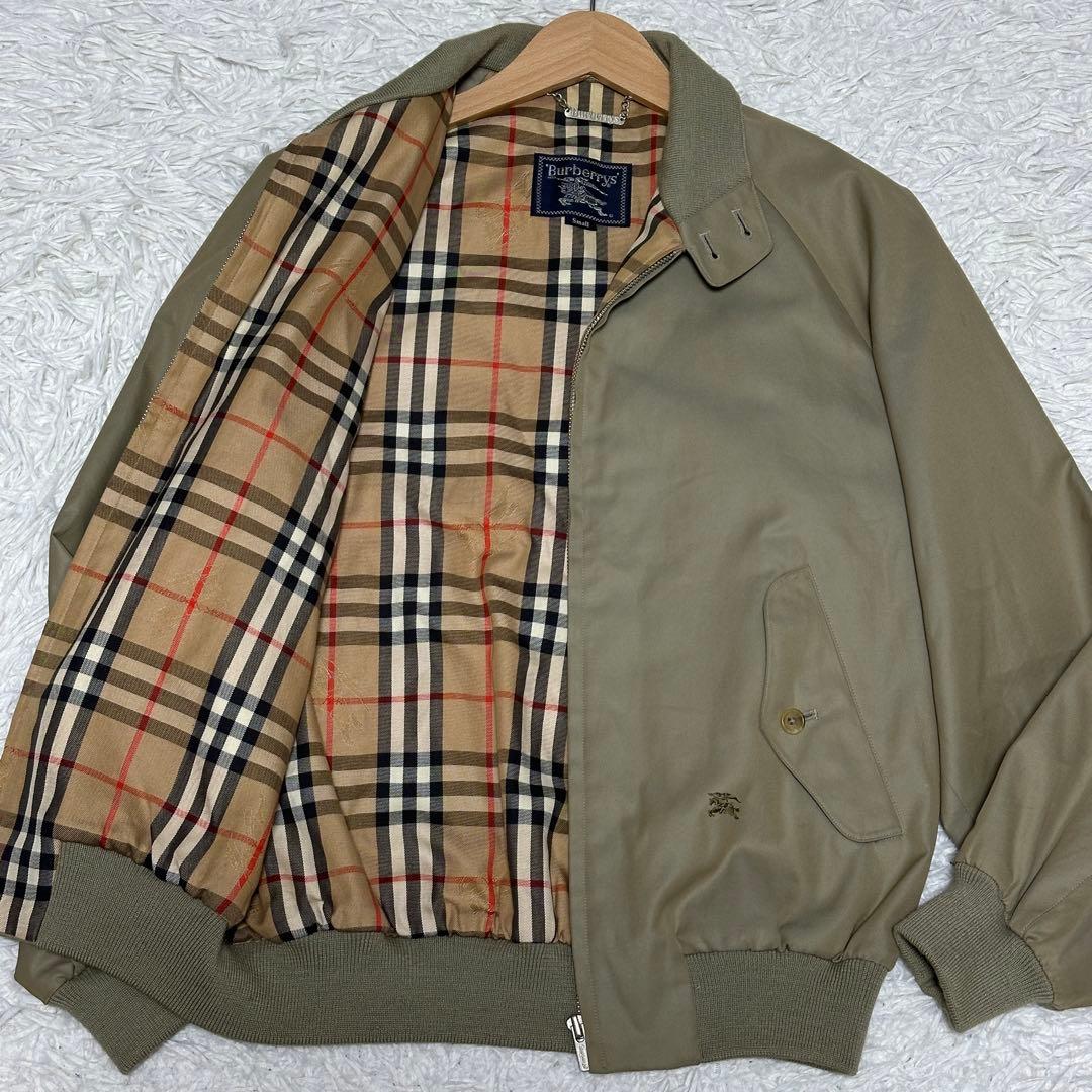 美品 Burberry スウィングトップ 玉虫色 ノバチェック シャドーホース